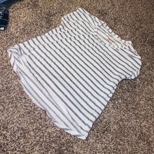 White and grey shirt